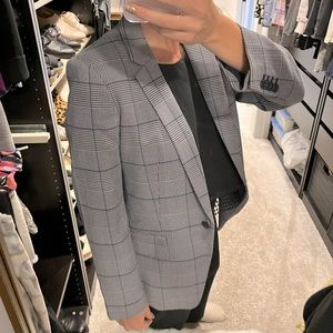 Club Monaco plaid blazer